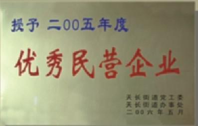 2006年优秀民营企业